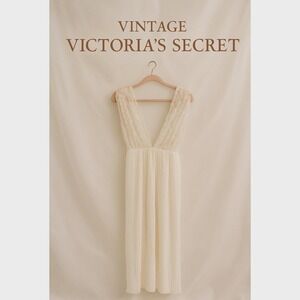 Vintage Victoria Secret Collection Gown | Sheer Lace & Chiffon | Size M